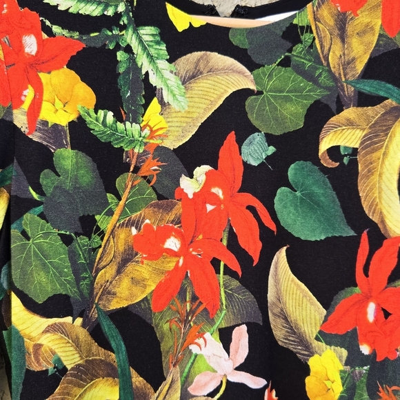 Alice + Olivia Delora Tropical Long Sleeve Dress - Picture 5 of 12